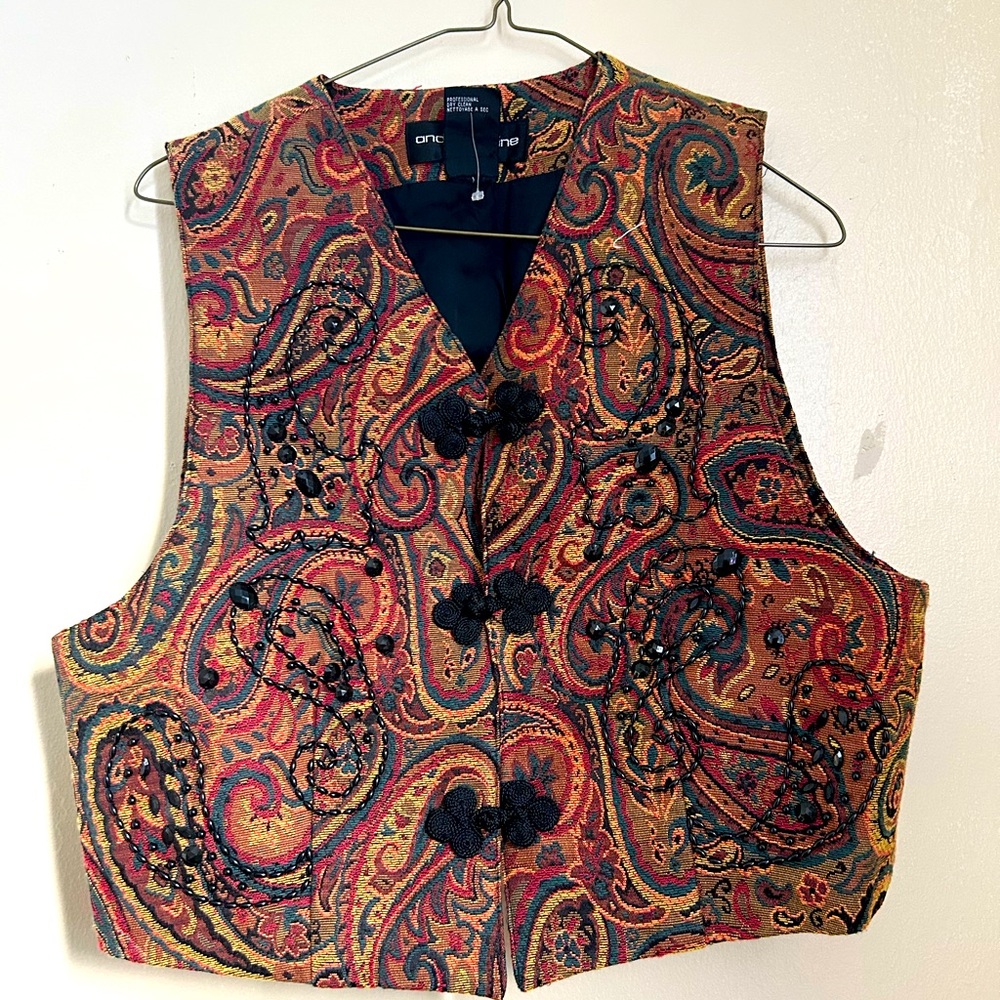 Bejewelled vest